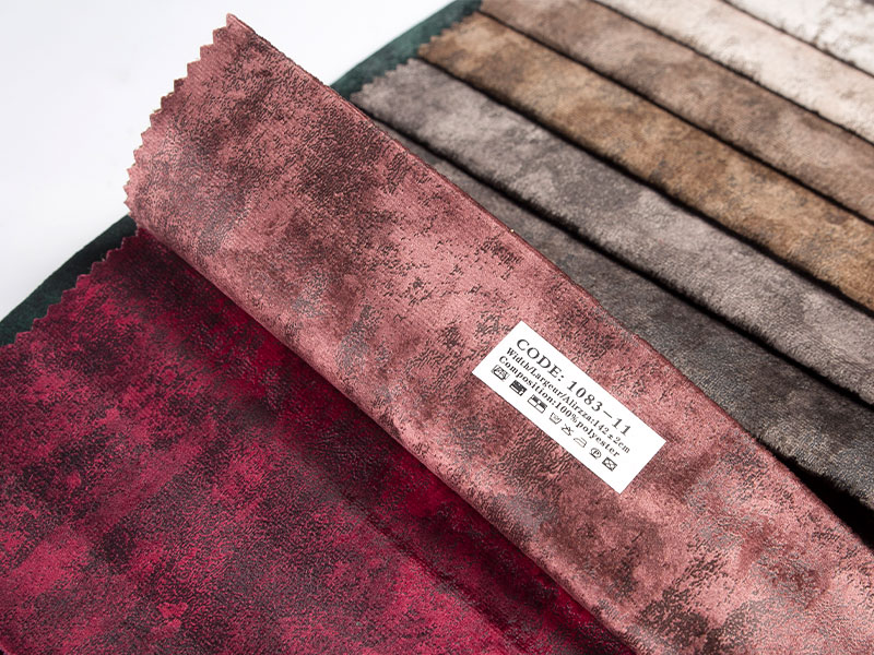 Elegáns laminált bársonyszövet, javítja a belsőépítészeti projekteket