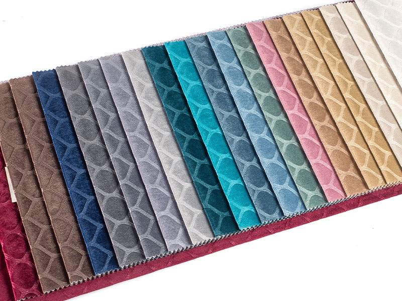 Kiváló minőségű festett, dombornyomott bársonyszövet az otthoni dekorációhoz