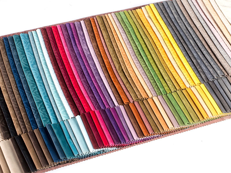 Csúcsminőségű, festett dombornyomott bársonyszövet a belsőépítészethez