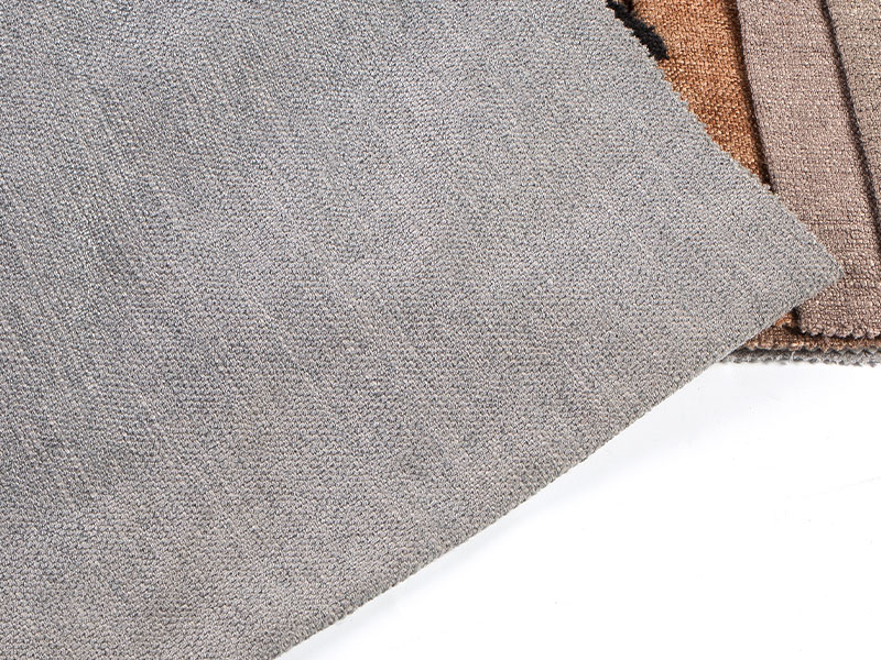 Puha és luxus sima zsenille -szövet a kanapé burkolatokhoz és dobásokhoz