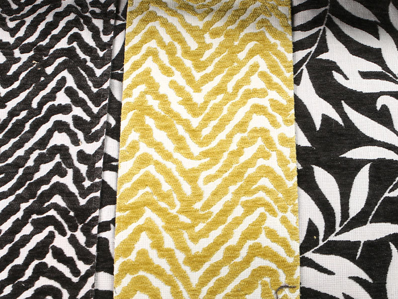 Virágmintás jacquard chenille függöny kanapé kárpit szövet Mdn975