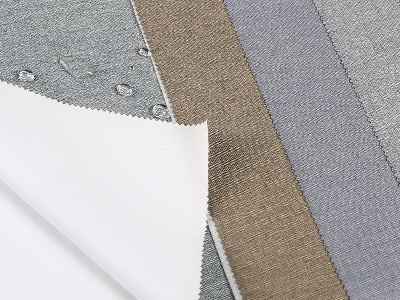 100% poliészter elsötétítő vízálló bevonatú anyag