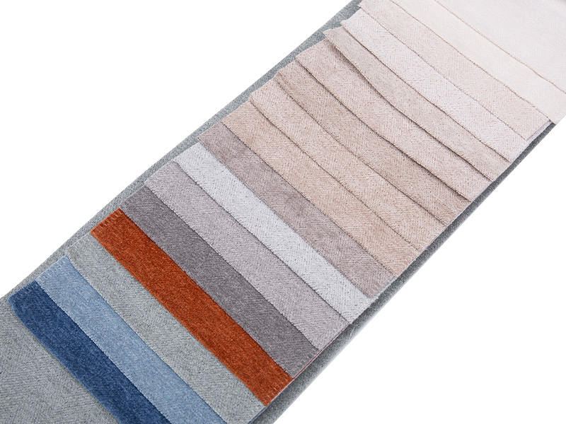 250 - 520 gsm egységes színű chenille kárpit szövet