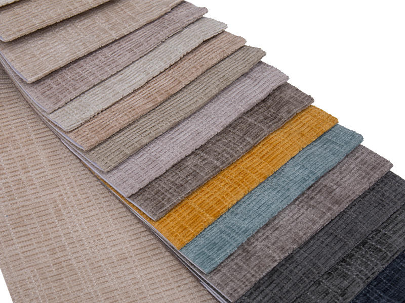 250 - 520 gsm egységes színű chenille kárpit szövet
