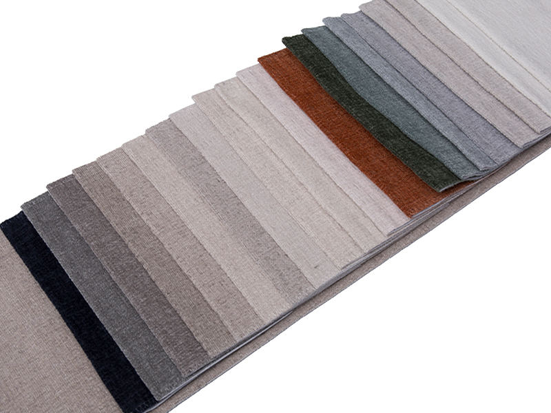 250 - 520 gsm egységes színű chenille kárpit szövet