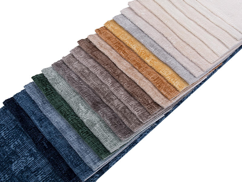250 - 520 gsm egységes színű chenille kárpit szövet