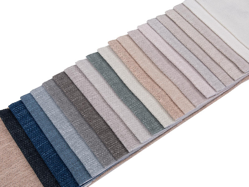 250 - 520 gsm egységes színű chenille kárpit szövet