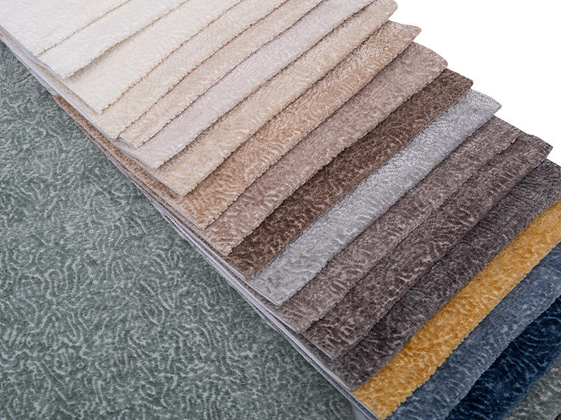 250 - 520 gsm egységes színű chenille kárpit szövet