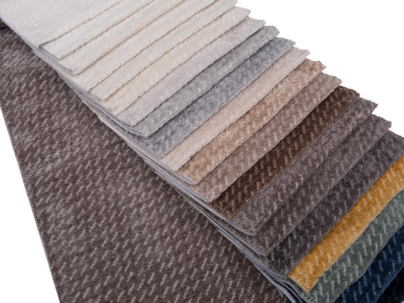 250 - 520 gsm egységes színű chenille kárpit szövet