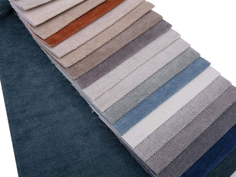 250 - 520 gsm egységes színű chenille kárpit szövet