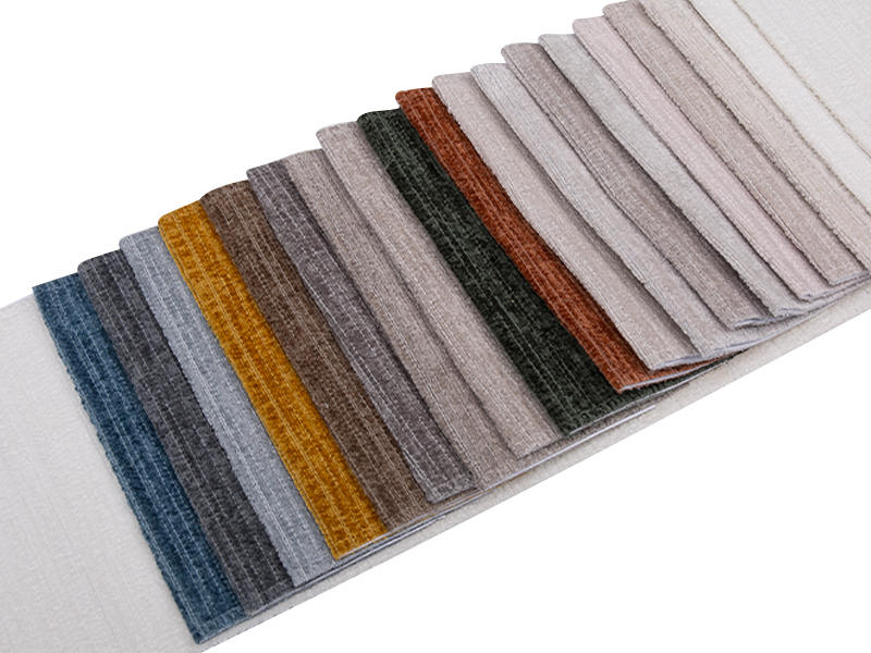 250 - 520 gsm egységes színű chenille kárpit szövet