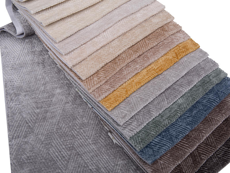 250 - 520 gsm egységes színű chenille kárpit szövet